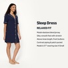 image:imageAmazon Essentials Womens ModalBlend Nightgown Short Sleeve ButtonDownNavy