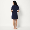 image:imageAmazon Essentials Womens ModalBlend Nightgown Short Sleeve ButtonDownNavy