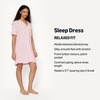 image:imageAmazon Essentials Womens ModalBlend Nightgown Short Sleeve ButtonDownPink