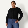 image:imageAmazon Essentials Womens RegularFit Faux Mohair ButtonDown CardiganBlack