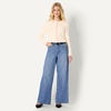 image:imageAmazon Essentials Womens RegularFit Faux Mohair ButtonDown CardiganCream