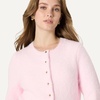 image:imageAmazon Essentials Womens RegularFit Faux Mohair ButtonDown CardiganPastel Lilac