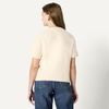 image:imageAmazon Essentials Womens RelaxedFit Faux Mohair Short Sleeve Sweater TopCream