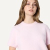 image:imageAmazon Essentials Womens RelaxedFit Faux Mohair Short Sleeve Sweater TopPastel Lilac