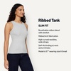 image:imageAmazon Essentials Womens SlimFit Ribbed Tank TopLight Grey Heather