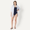image:imageAmazon Essentials Womens Squareneck OnePiece SwimsuitNavy