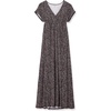 image:imageAmazon Essentials Womens V Neck Short Sleeve Waisted Maxi Dress Available in Plus SizeBlack Confetti Print