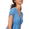 image:imageAmazon Essentials Womens V Neck Short Sleeve Waisted Maxi Dress Available in Plus SizeBlue