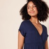 image:imageAmazon Essentials Womens V Neck Short Sleeve Waisted Maxi Dress Available in Plus SizeNavy