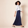 image:imageAmazon Essentials Womens V Neck Short Sleeve Waisted Maxi Dress Available in Plus SizeNavy