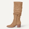 image:imageAmazon Essentials womens Tall Block Heel BootsTan