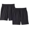 image:imageAmazon Essentials Boys Athletic Regular Fit Active Casual Shorts with Pockets MultipackSpace Dye Black  Space Dye Black