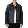 image:imageAmazon Essentials Mens Heavyweight Low Stretch RegularFit Denim Jacket with Chest Patch Pockets Shank Buttons Adjustable Side Tabs