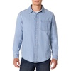 image:imageAmazon Essentials Mens RegularFit LongSleeve Denim Shirt Lightweight Cotton Chambray ButtonDownLight Indigo Wash