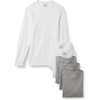 image:imageAmazon Essentials Mens Slim Fit Crewneck Undershirts Pack of 6Medium Grey HeatherWhite
