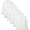 image:imageAmazon Essentials Mens Slim Fit Crewneck Undershirts Pack of 6White