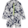 Navy Folk Floral