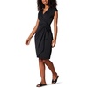 image:imageAmazon Essentials Womens Classic Cap Sleeve Wrap Dress with V Neck Available in Plus SizeBlack
