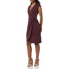 image:imageAmazon Essentials Womens Classic Cap Sleeve Wrap Dress with V Neck Available in Plus SizeBurgundy