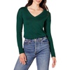 image:imageAmazon Essentials Womens Lightweight VNeck Tunic Sweater Long Sleeve Ribbed Available in Plus SizeDark Green