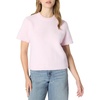 image:imageAmazon Essentials Womens RelaxedFit Faux Mohair Short Sleeve Sweater TopPastel Lilac