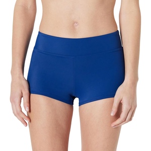 image:imageAmazon Essentials Womens Boy Short Swim Bikini Bottom with Full CoverageDeep Blue