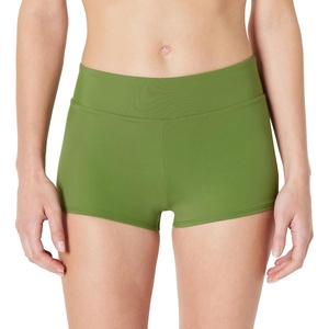 image:imageAmazon Essentials Womens Boy Short Swim Bikini Bottom with Full CoverageOlive