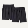 image:imageAmazon Essentials Boys Supersoft Performance Knit Regular Fit Athletic ShortsSpace Dye Black  Space Dye Black
