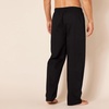 image:imageAmazon Essentials Mens Cotton Poplin StraightFit Pajama Pants with Pockets Elastic Waist DrawstringBlack