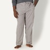 image:imageAmazon Essentials Mens Cotton Poplin StraightFit Pajama Pants with Pockets Elastic Waist DrawstringBlack Grey Plaid