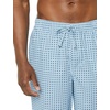 image:imageAmazon Essentials Mens Cotton Poplin StraightFit Pajama Pants with Pockets Elastic Waist DrawstringBlue Geo Print