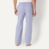 image:imageAmazon Essentials Mens Cotton Poplin StraightFit Pajama Pants with Pockets Elastic Waist DrawstringCornflower Blue Check