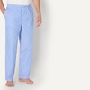 image:imageAmazon Essentials Mens Cotton Poplin StraightFit Pajama Pants with Pockets Elastic Waist DrawstringLight Blue Stripe