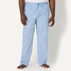 image:imageAmazon Essentials Mens Cotton Poplin StraightFit Pajama Pants with Pockets Elastic Waist DrawstringLight Blue Stripe