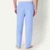 image:imageAmazon Essentials Mens Cotton Poplin StraightFit Pajama Pants with Pockets Elastic Waist DrawstringLight Blue Stripe
