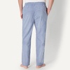image:imageAmazon Essentials Mens Cotton Poplin StraightFit Pajama Pants with Pockets Elastic Waist DrawstringLight Blue White Plaid