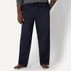 image:imageAmazon Essentials Mens Cotton Poplin StraightFit Pajama Pants with Pockets Elastic Waist DrawstringNavy
