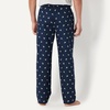 image:imageAmazon Essentials Mens Cotton Poplin StraightFit Pajama Pants with Pockets Elastic Waist DrawstringNavy Ducks