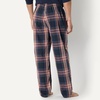image:imageAmazon Essentials Mens Cotton Poplin StraightFit Pajama Pants with Pockets Elastic Waist DrawstringNavy Large Scale Plaid