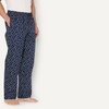 image:imageAmazon Essentials Mens Cotton Poplin StraightFit Pajama Pants with Pockets Elastic Waist DrawstringNavy Paisley