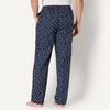 image:imageAmazon Essentials Mens Cotton Poplin StraightFit Pajama Pants with Pockets Elastic Waist DrawstringNavy Paisley