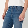 image:imageAmazon Essentials Mens Low Stretch SlimFit Bootcut JeansStone Medium Wash