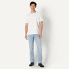 image:imageAmazon Essentials Mens Low Stretch SlimFit Bootcut JeansTinted Ice Light Wash