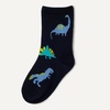 image:imageAmazon Essentials boys Patterned Crew Socks Pack of 6BlueGreenGrey Dino