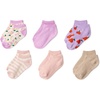 image:imageAmazon Essentials girls No Show Patterned SocksPinkPurple Fruit